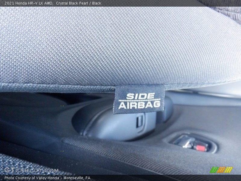 Crystal Black Pearl / Black 2021 Honda HR-V LX AWD