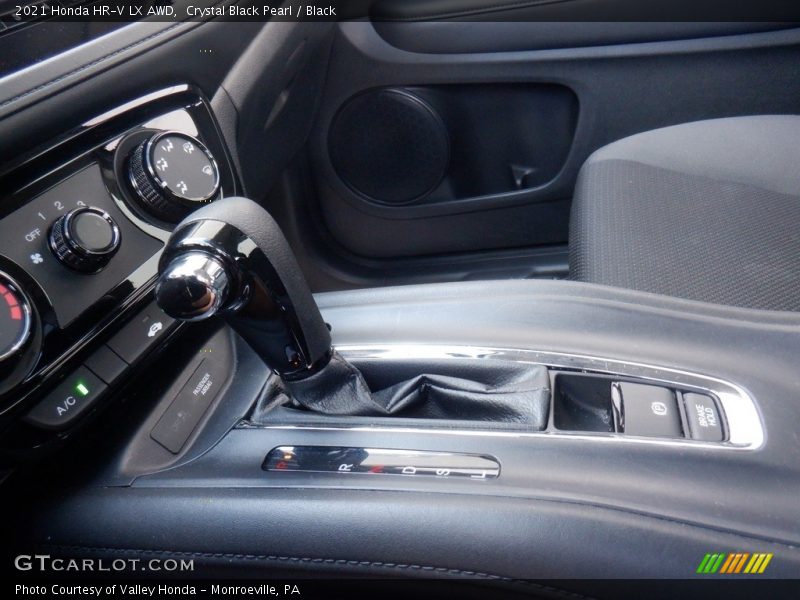 Crystal Black Pearl / Black 2021 Honda HR-V LX AWD