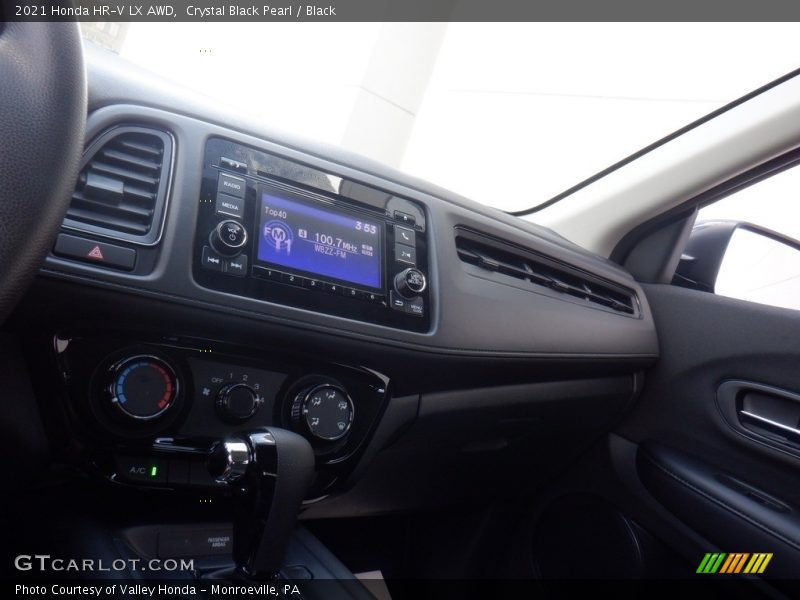 Crystal Black Pearl / Black 2021 Honda HR-V LX AWD