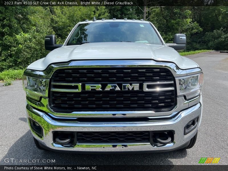 Bright White / Diesel Gray/Black 2023 Ram 4500 SLT Crew Cab 4x4 Chassis