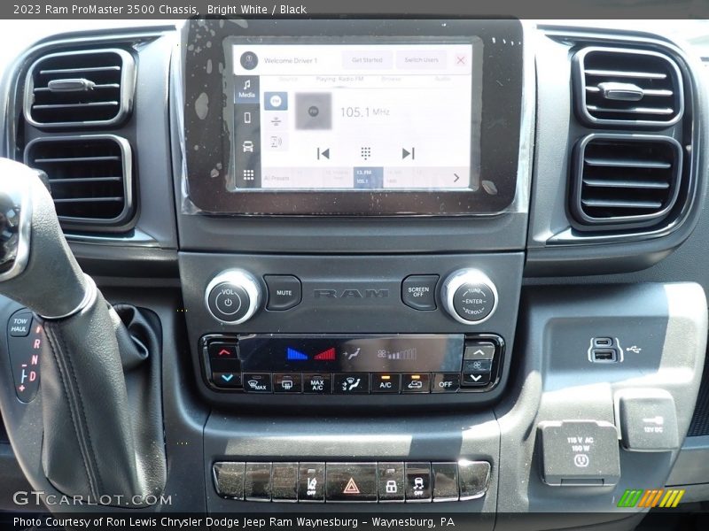 Controls of 2023 ProMaster 3500 Chassis