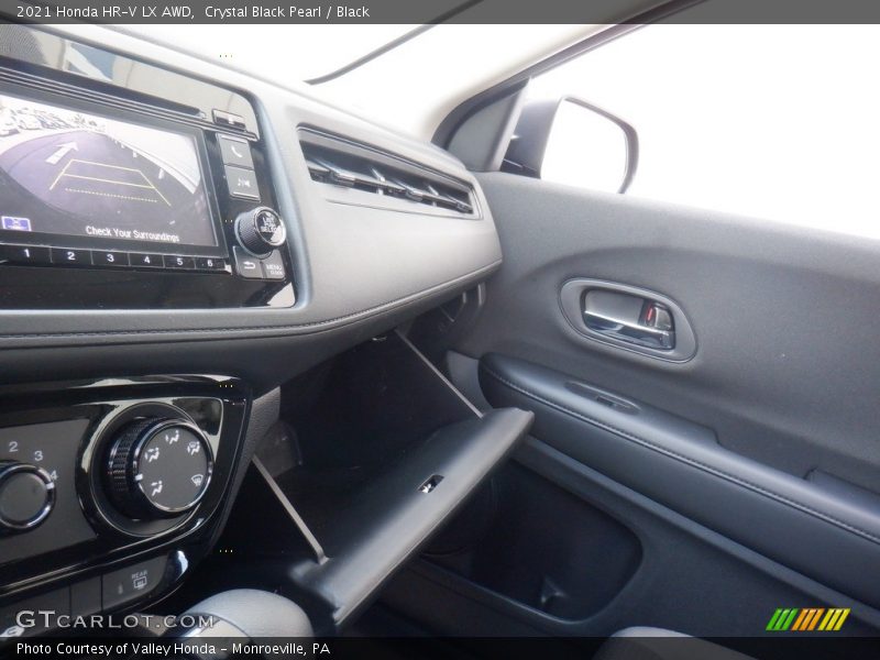 Crystal Black Pearl / Black 2021 Honda HR-V LX AWD