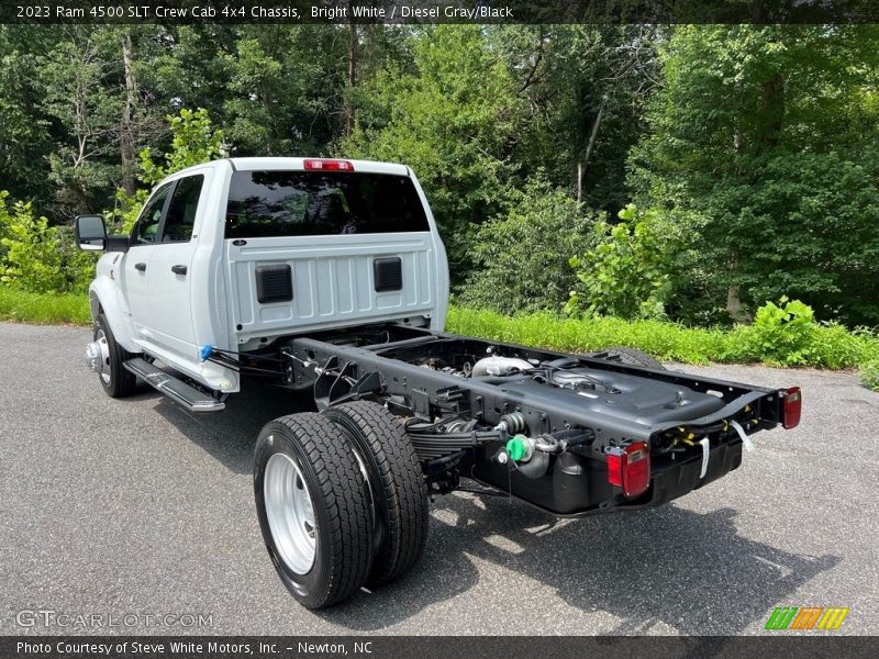 Bright White / Diesel Gray/Black 2023 Ram 4500 SLT Crew Cab 4x4 Chassis