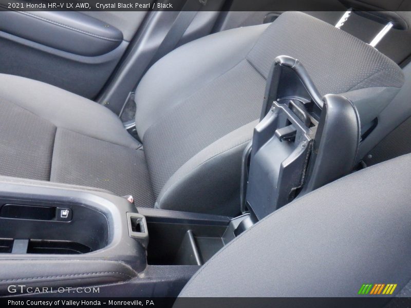 Crystal Black Pearl / Black 2021 Honda HR-V LX AWD