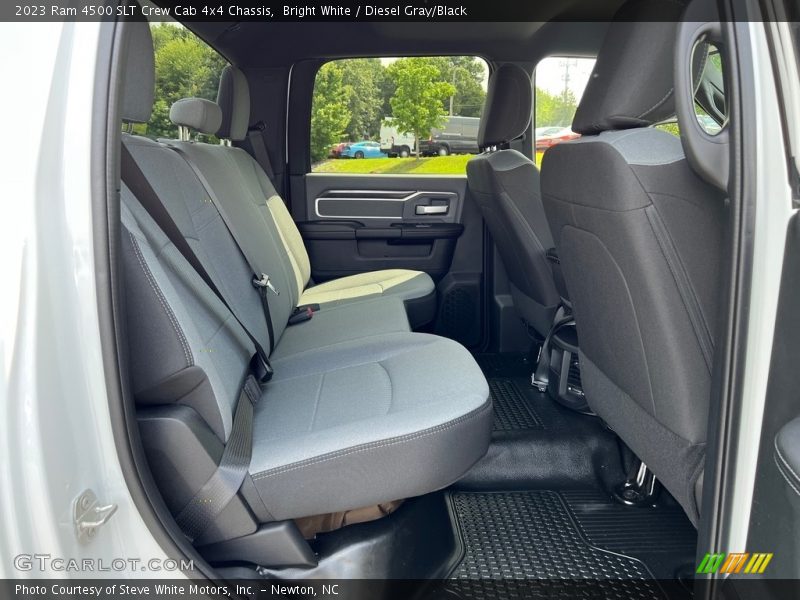 Bright White / Diesel Gray/Black 2023 Ram 4500 SLT Crew Cab 4x4 Chassis