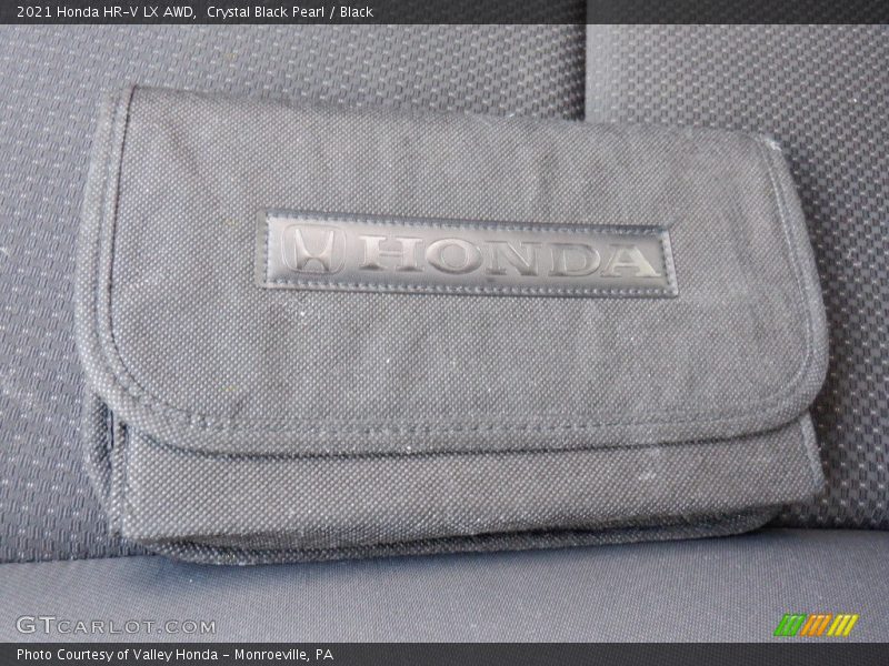 Crystal Black Pearl / Black 2021 Honda HR-V LX AWD
