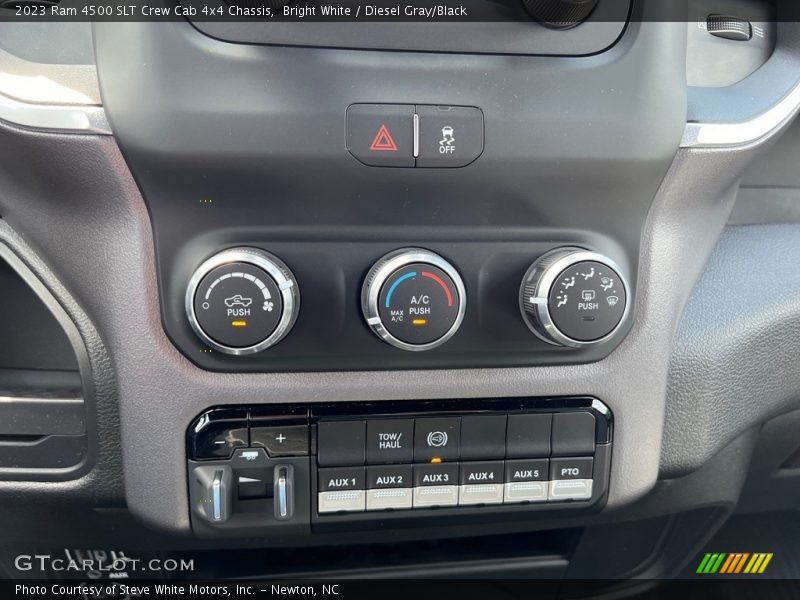 Bright White / Diesel Gray/Black 2023 Ram 4500 SLT Crew Cab 4x4 Chassis
