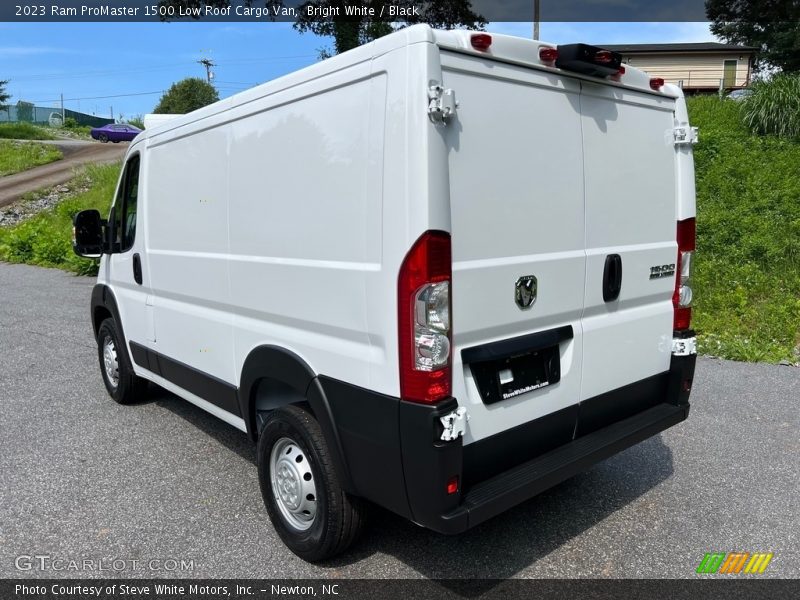 Bright White / Black 2023 Ram ProMaster 1500 Low Roof Cargo Van