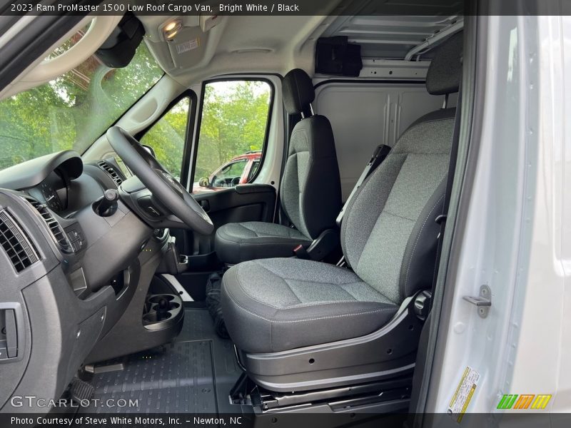  2023 ProMaster 1500 Low Roof Cargo Van Black Interior