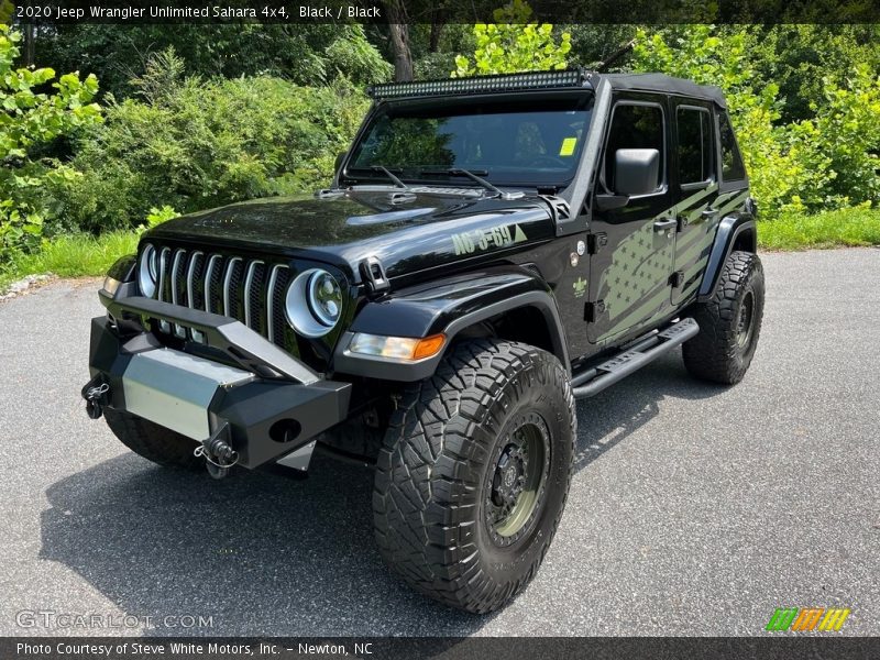 Black / Black 2020 Jeep Wrangler Unlimited Sahara 4x4