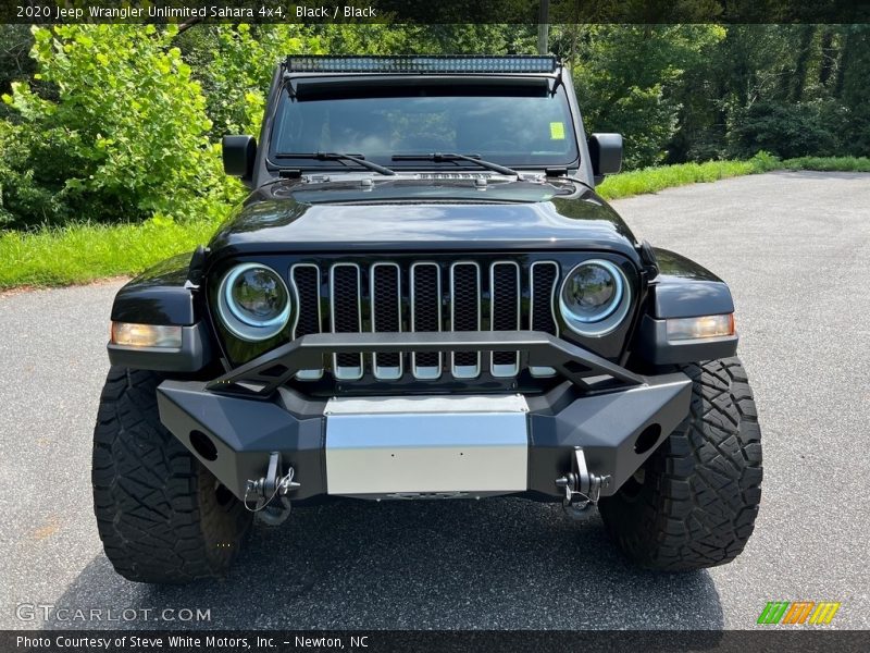 Black / Black 2020 Jeep Wrangler Unlimited Sahara 4x4