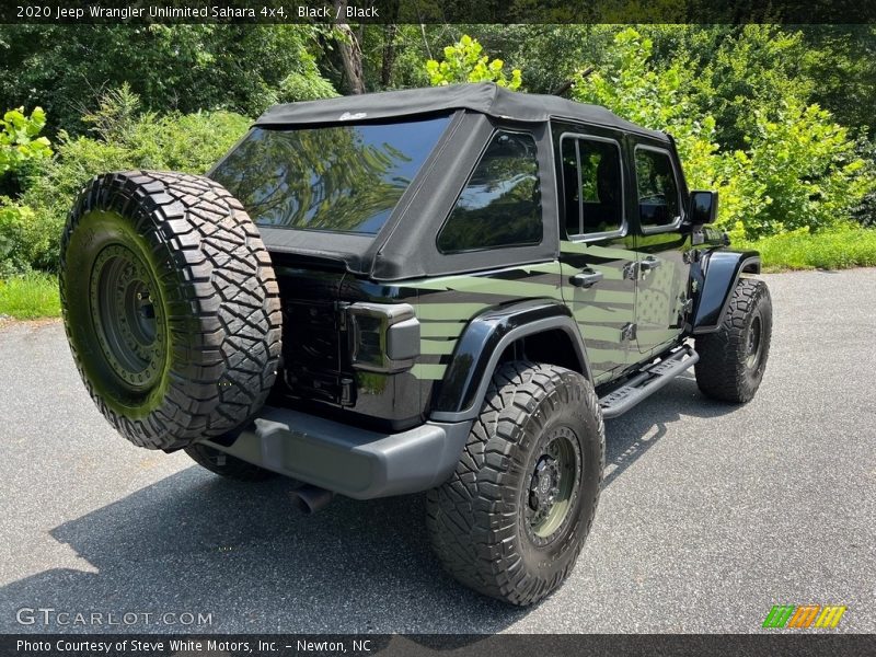 Black / Black 2020 Jeep Wrangler Unlimited Sahara 4x4