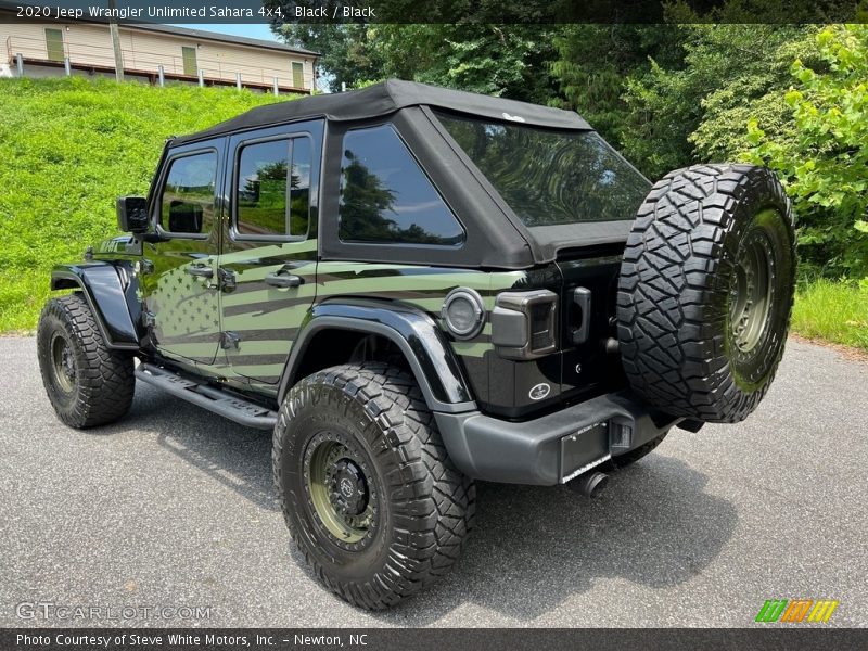 Black / Black 2020 Jeep Wrangler Unlimited Sahara 4x4