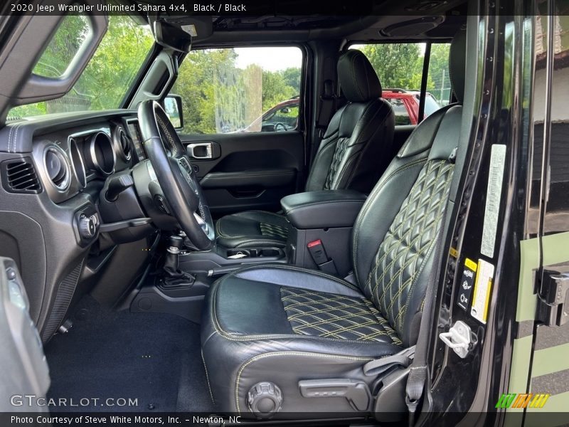 Black / Black 2020 Jeep Wrangler Unlimited Sahara 4x4