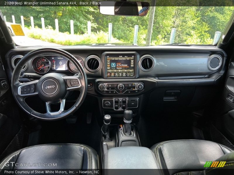 Black / Black 2020 Jeep Wrangler Unlimited Sahara 4x4
