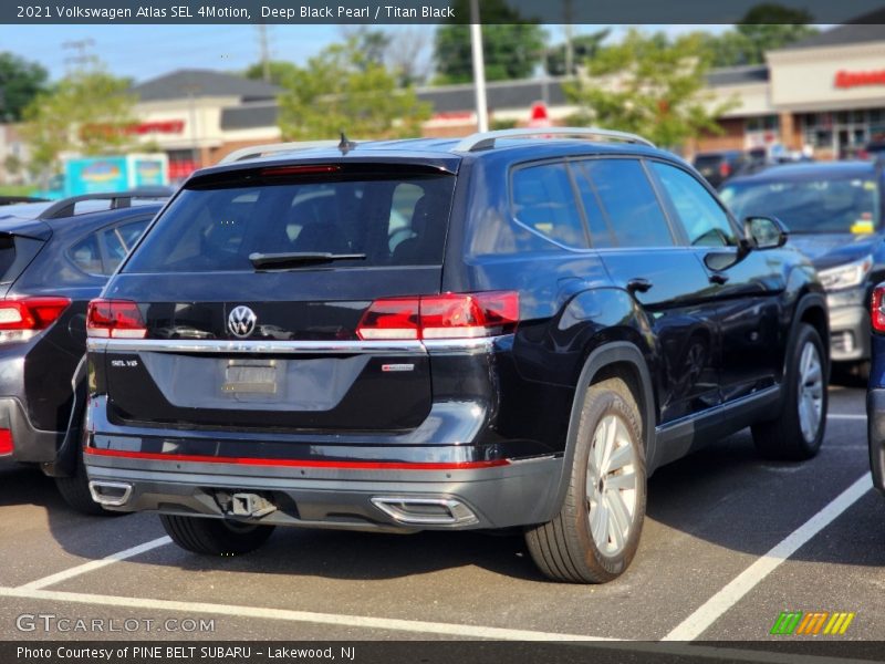 Deep Black Pearl / Titan Black 2021 Volkswagen Atlas SEL 4Motion