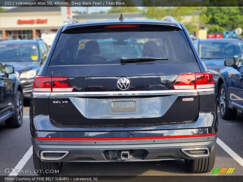 Deep Black Pearl / Titan Black 2021 Volkswagen Atlas SEL 4Motion