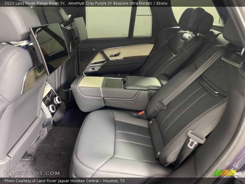 Rear Seat of 2023 Range Rover SV