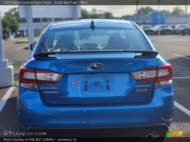 Ocean Blue Pearl / Black 2021 Subaru Impreza Sport Sedan