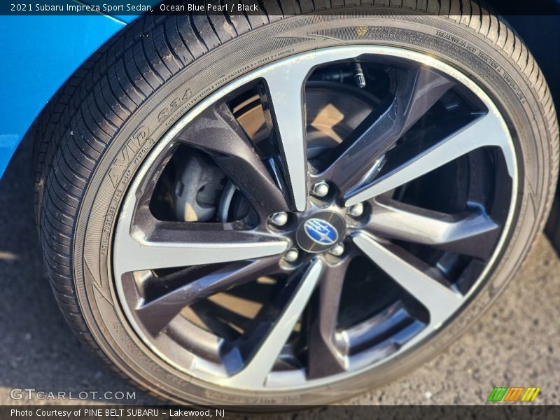 Ocean Blue Pearl / Black 2021 Subaru Impreza Sport Sedan