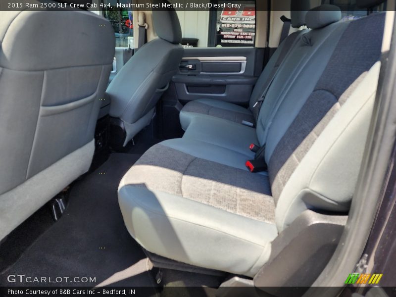 Rear Seat of 2015 2500 SLT Crew Cab 4x4
