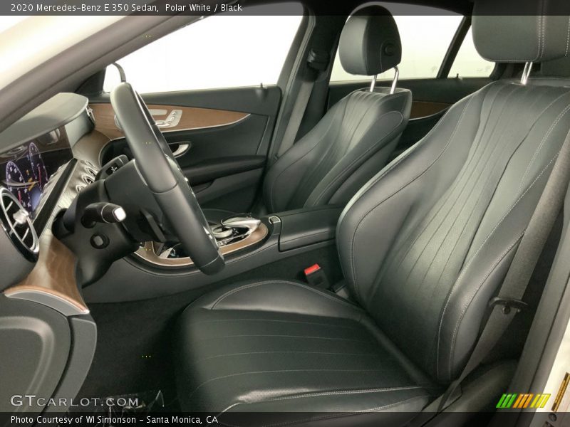 Polar White / Black 2020 Mercedes-Benz E 350 Sedan