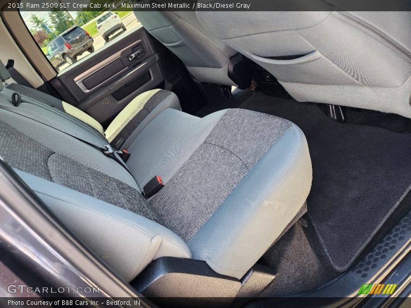 Rear Seat of 2015 2500 SLT Crew Cab 4x4