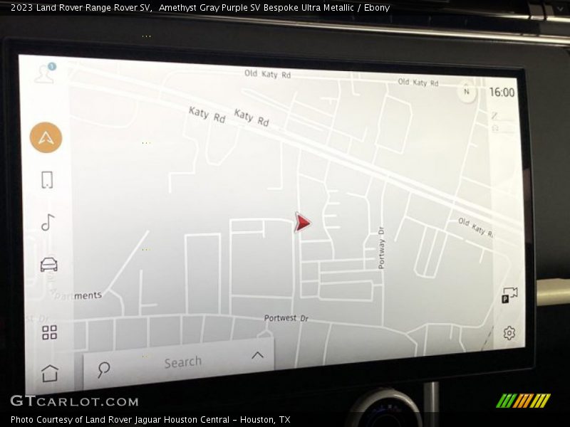 Navigation of 2023 Range Rover SV