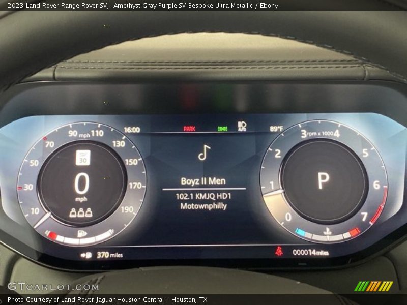  2023 Range Rover SV SV Gauges