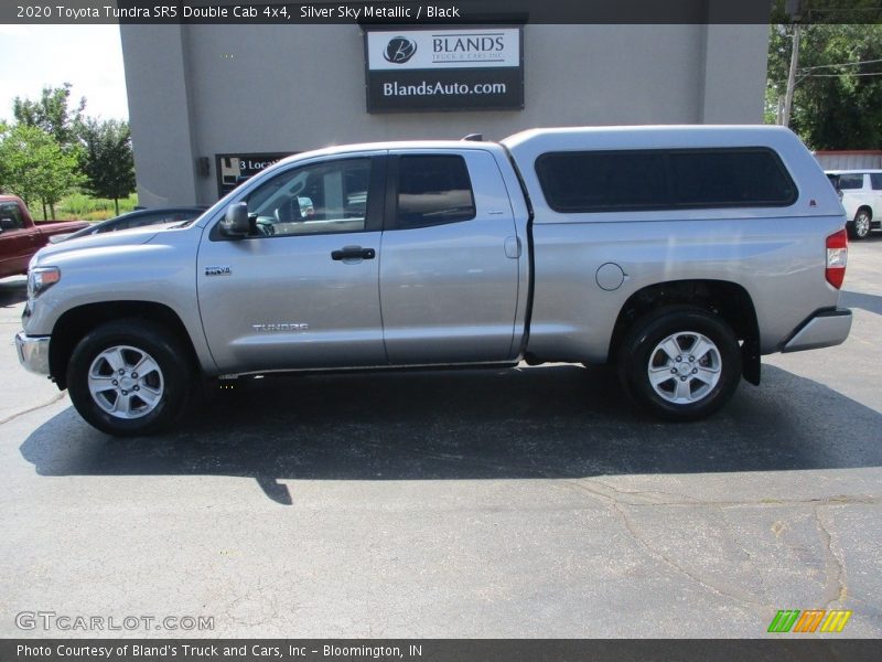 Silver Sky Metallic / Black 2020 Toyota Tundra SR5 Double Cab 4x4