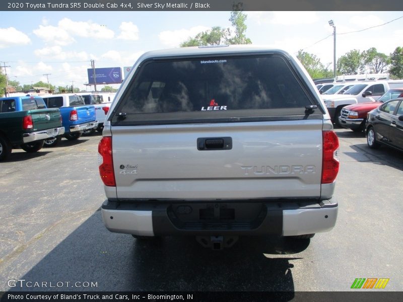 Silver Sky Metallic / Black 2020 Toyota Tundra SR5 Double Cab 4x4