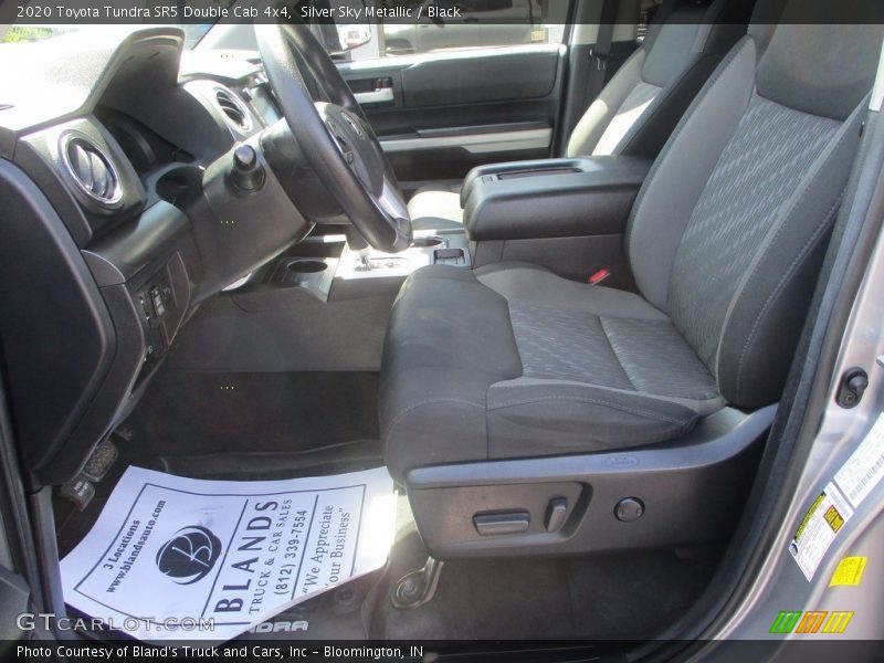 Silver Sky Metallic / Black 2020 Toyota Tundra SR5 Double Cab 4x4