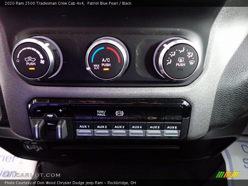 Controls of 2020 2500 Tradesman Crew Cab 4x4