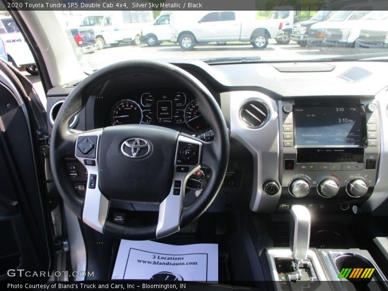 Silver Sky Metallic / Black 2020 Toyota Tundra SR5 Double Cab 4x4