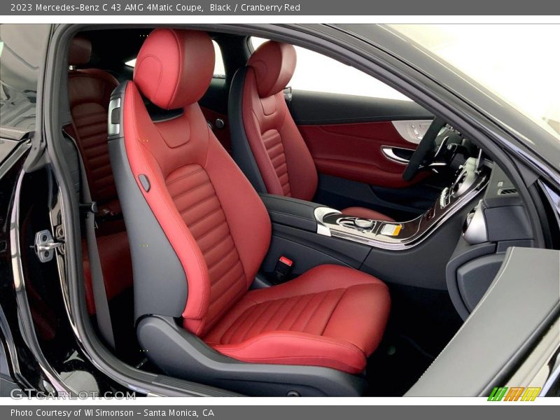  2023 C 43 AMG 4Matic Coupe Cranberry Red Interior