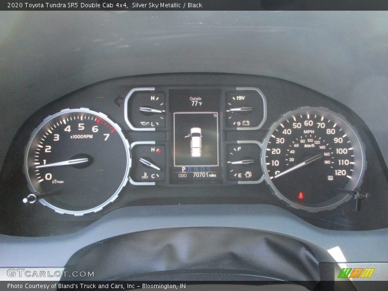Silver Sky Metallic / Black 2020 Toyota Tundra SR5 Double Cab 4x4