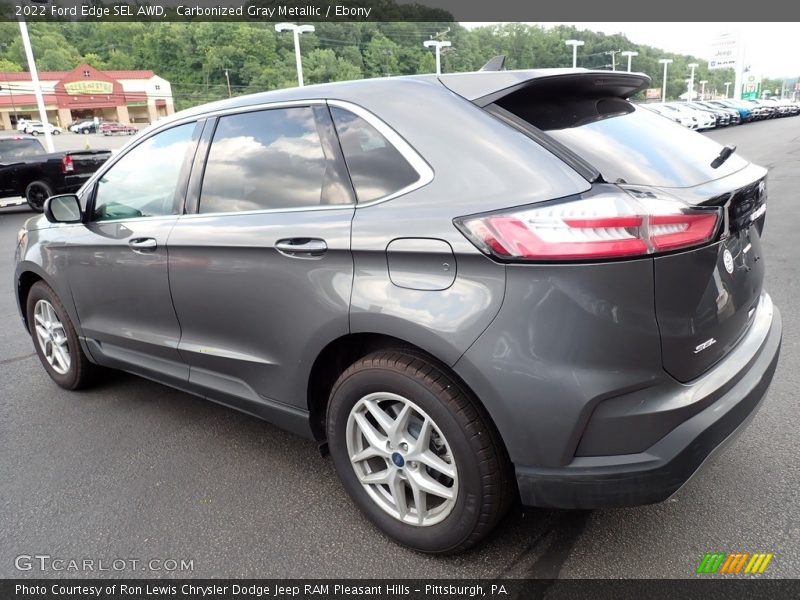 Carbonized Gray Metallic / Ebony 2022 Ford Edge SEL AWD