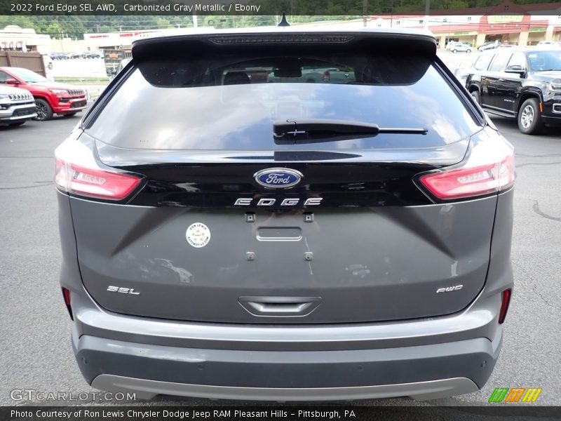 Carbonized Gray Metallic / Ebony 2022 Ford Edge SEL AWD