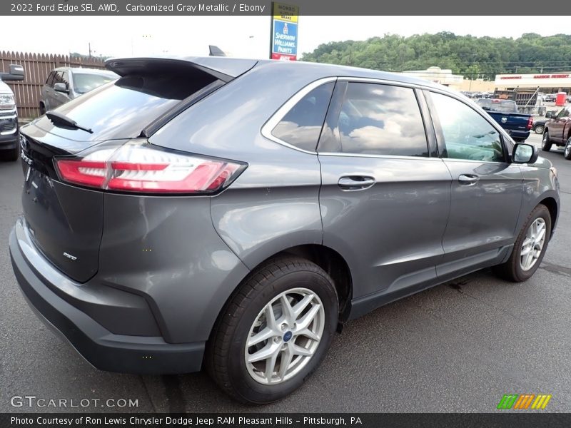 Carbonized Gray Metallic / Ebony 2022 Ford Edge SEL AWD