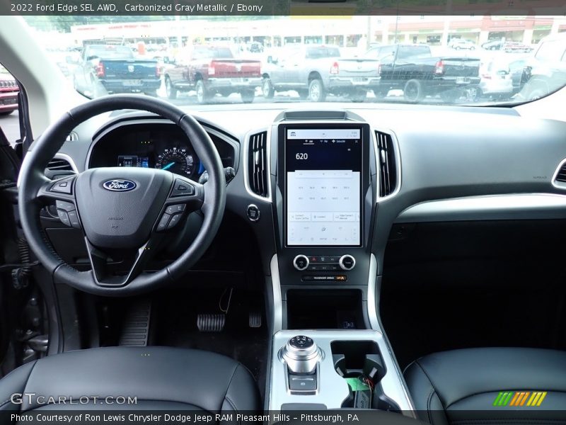 Dashboard of 2022 Edge SEL AWD