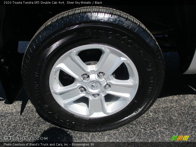 Silver Sky Metallic / Black 2020 Toyota Tundra SR5 Double Cab 4x4