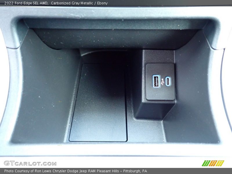 Carbonized Gray Metallic / Ebony 2022 Ford Edge SEL AWD