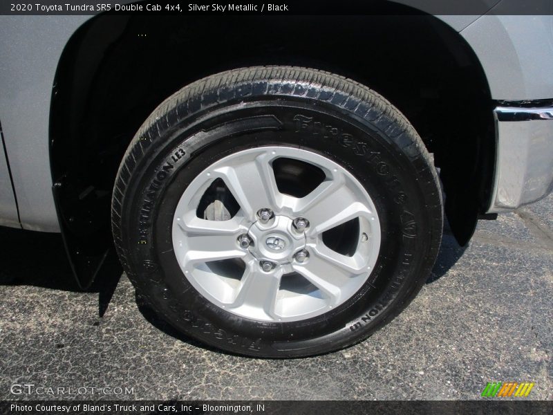 Silver Sky Metallic / Black 2020 Toyota Tundra SR5 Double Cab 4x4