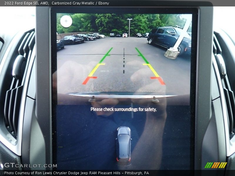 Carbonized Gray Metallic / Ebony 2022 Ford Edge SEL AWD