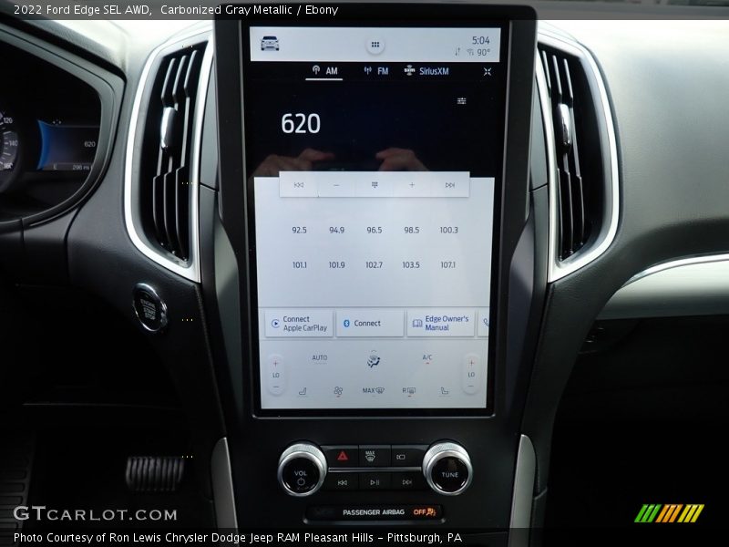 Audio System of 2022 Edge SEL AWD