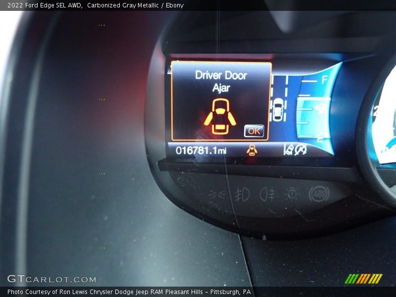 Carbonized Gray Metallic / Ebony 2022 Ford Edge SEL AWD