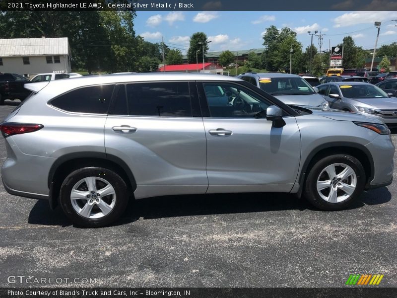 Celestial Silver Metallic / Black 2021 Toyota Highlander LE AWD