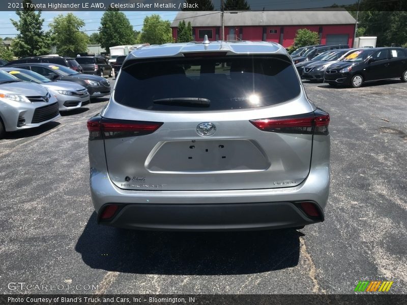 Celestial Silver Metallic / Black 2021 Toyota Highlander LE AWD