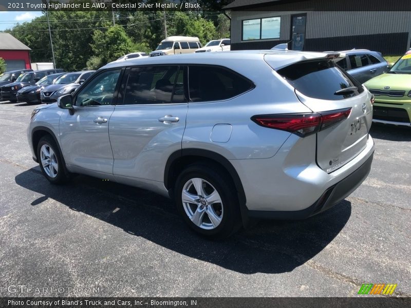 Celestial Silver Metallic / Black 2021 Toyota Highlander LE AWD
