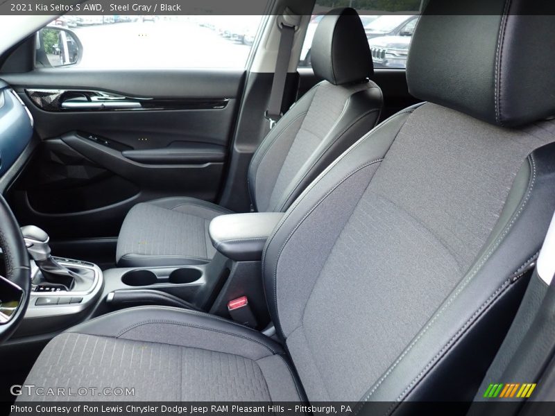 Steel Gray / Black 2021 Kia Seltos S AWD